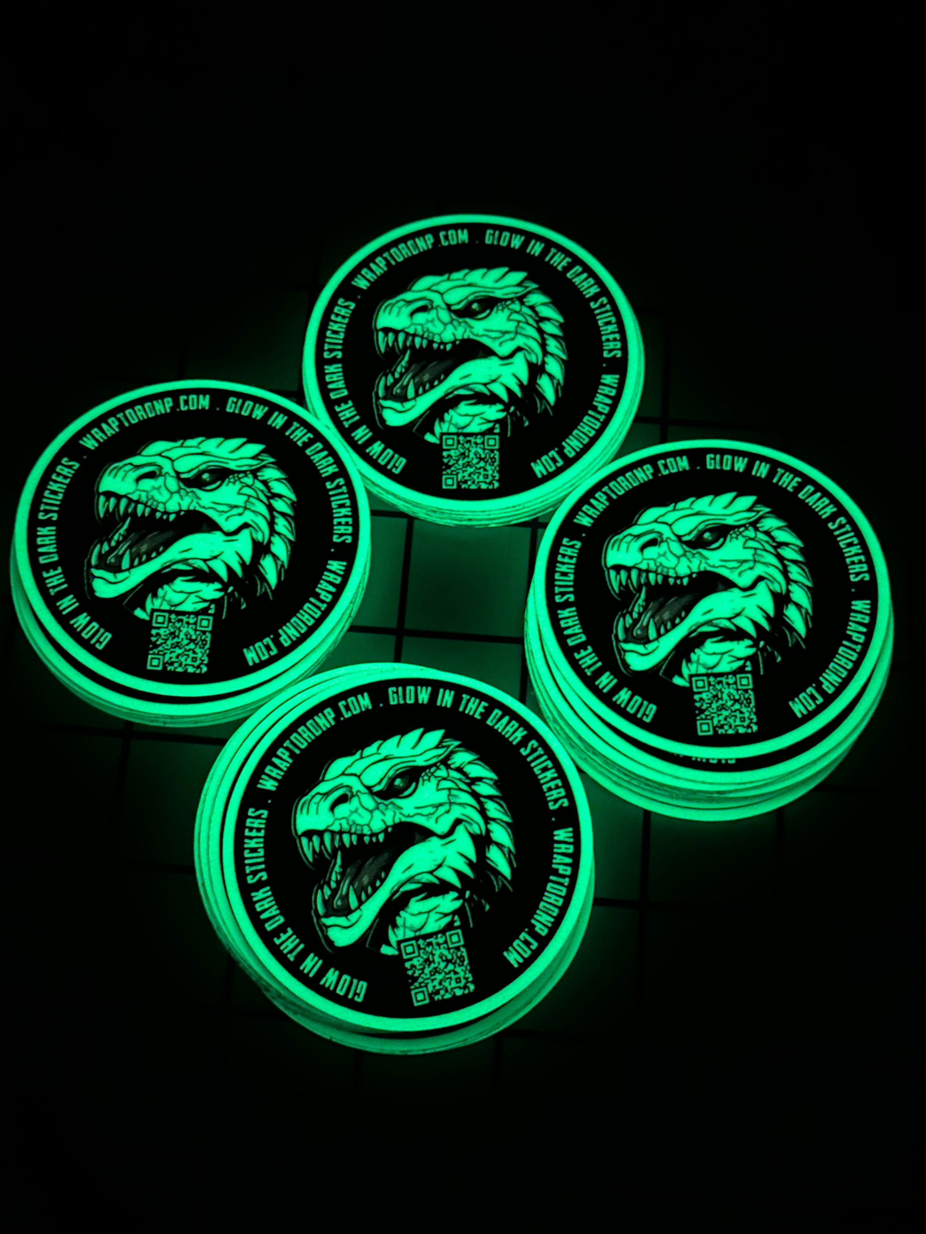 Glow in the dark stickers