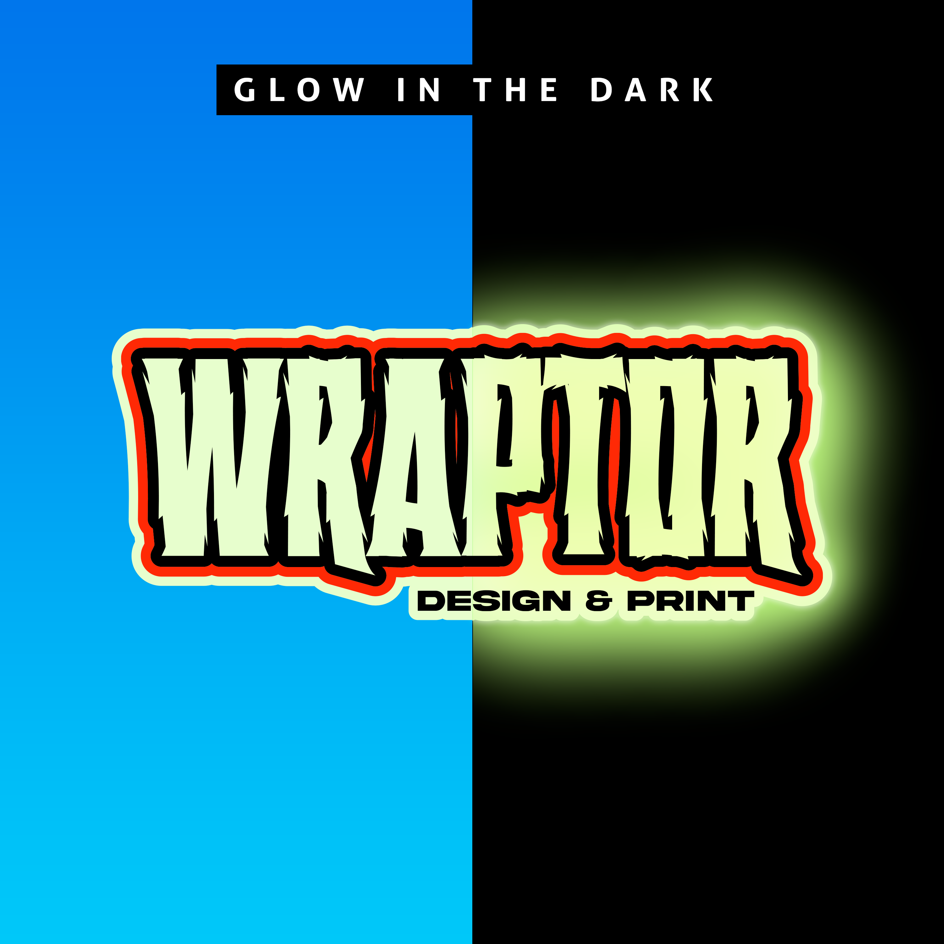 Glow in the dark stickers