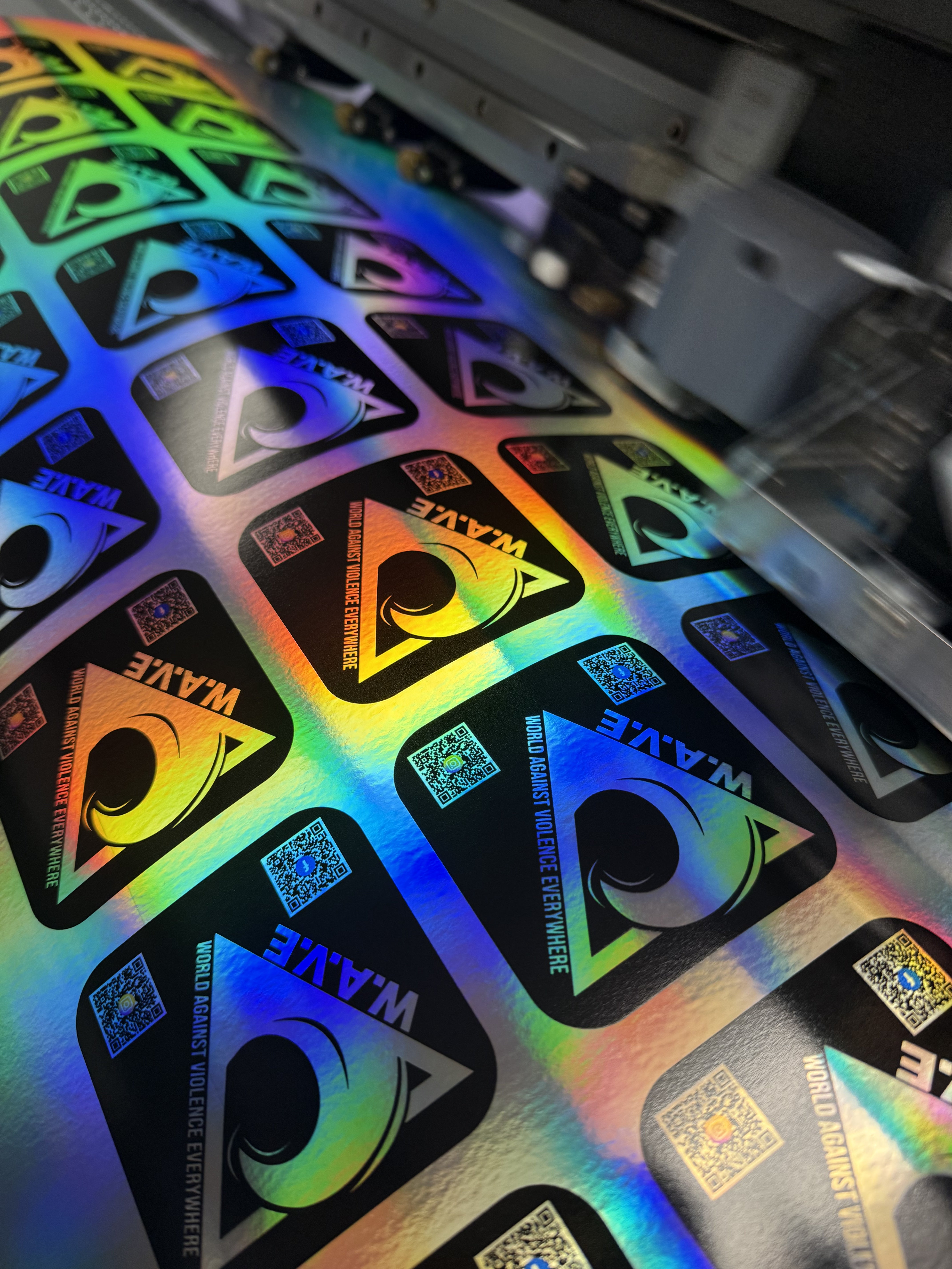 Holographic Stickers